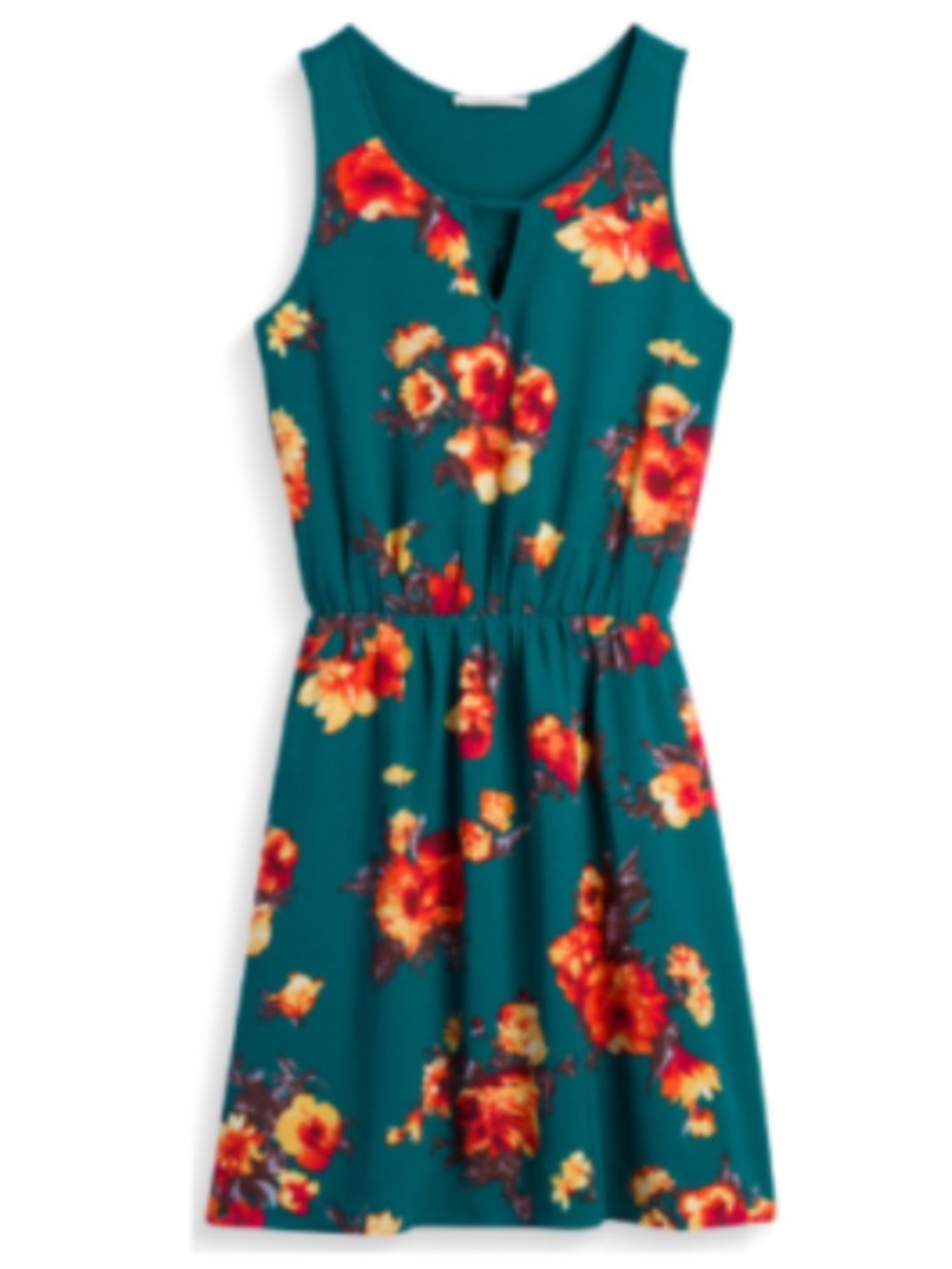 41 Hawthorn Stitch Fix Teal $ Orange Floral Evander Dress